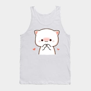 vintage-cute cat Tank Top